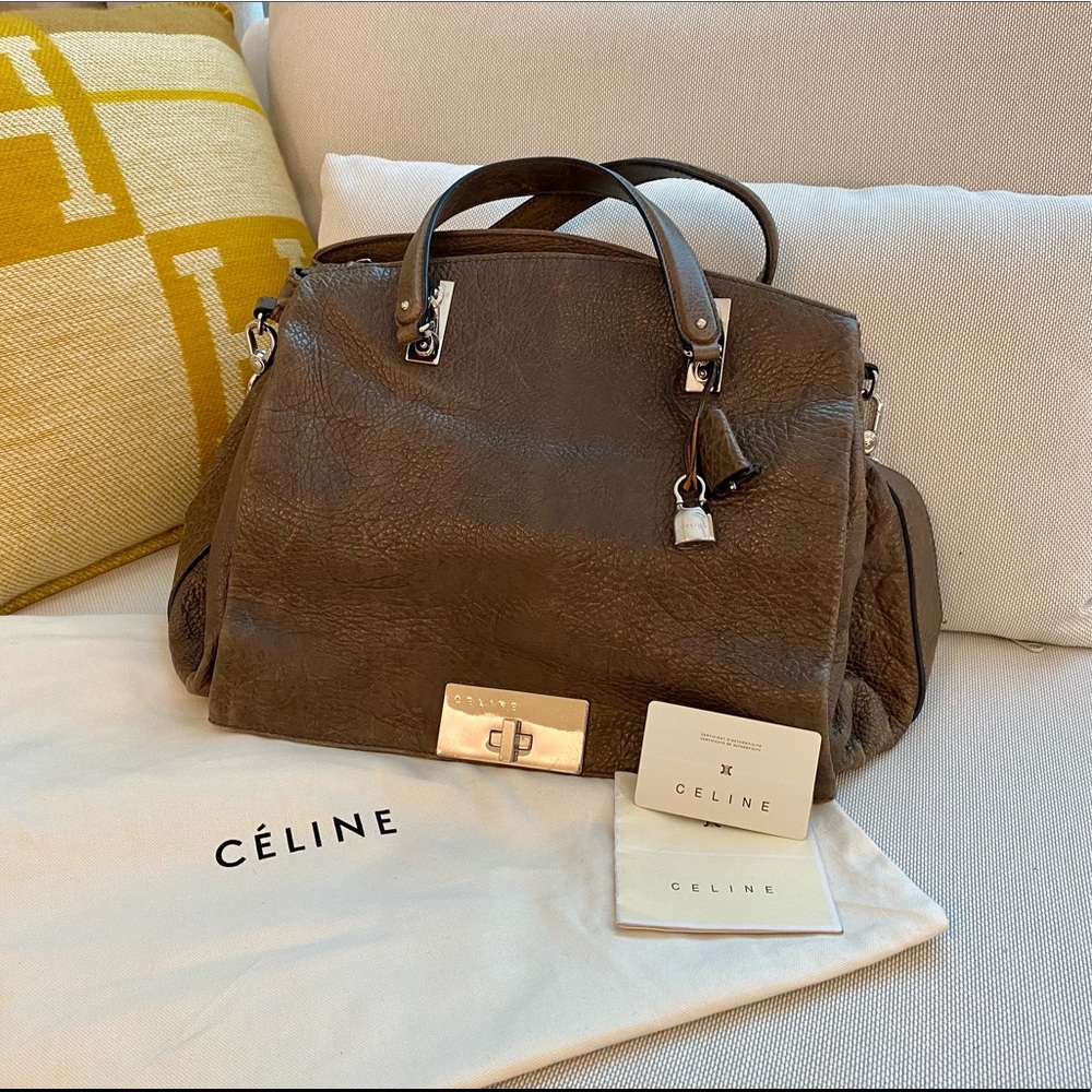 Celine Tan Leather Women’s Handbag